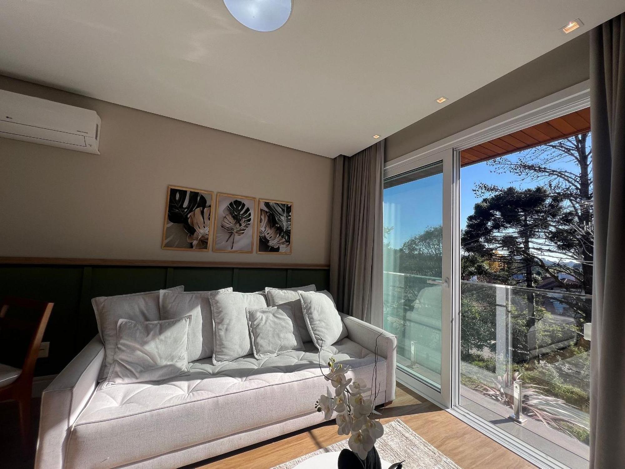 Appartamento Alpes 307 - Ape Novo Em Gramado C/ Garagem Esterno foto